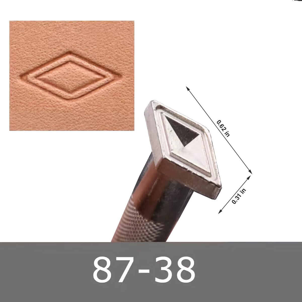 Leather Stamping Tools2 Pack Professional Leather Stamps for Craft Working84-...