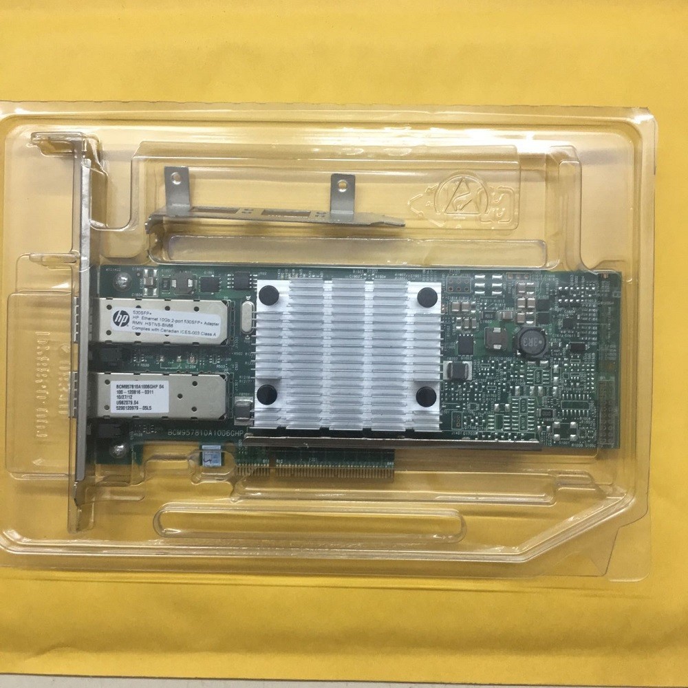NEW HP ETHERNET 10GB 2-PORT 530SFP+ 652501-001 ADAPTER 652503-B21 656244-001