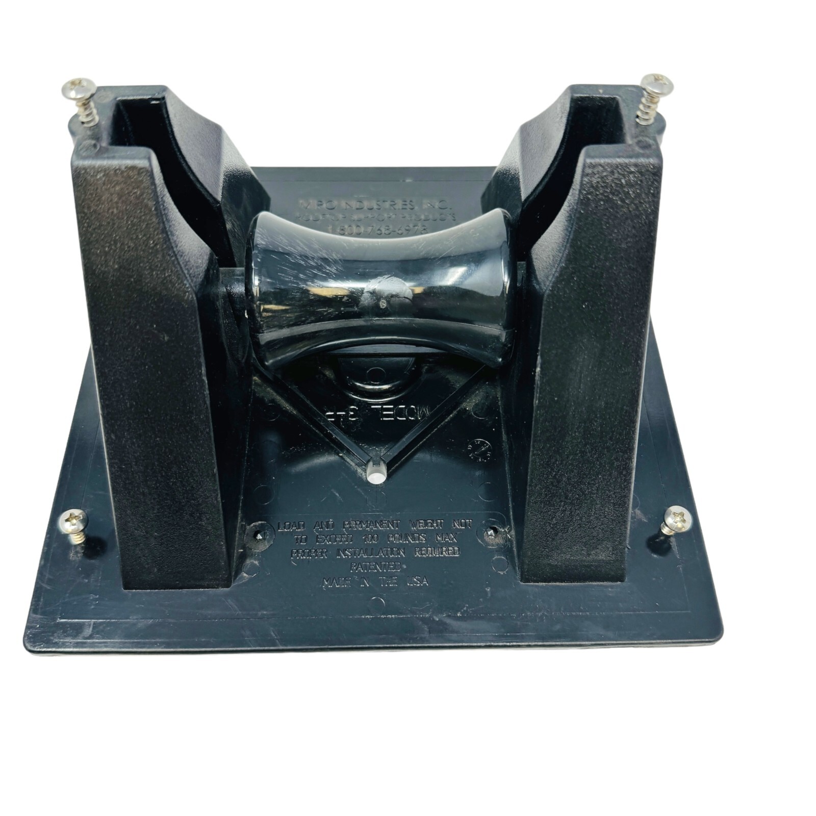 Miro 3-R-2 Roller Bearing Pipe Stand Polycarbonate, Made in USA