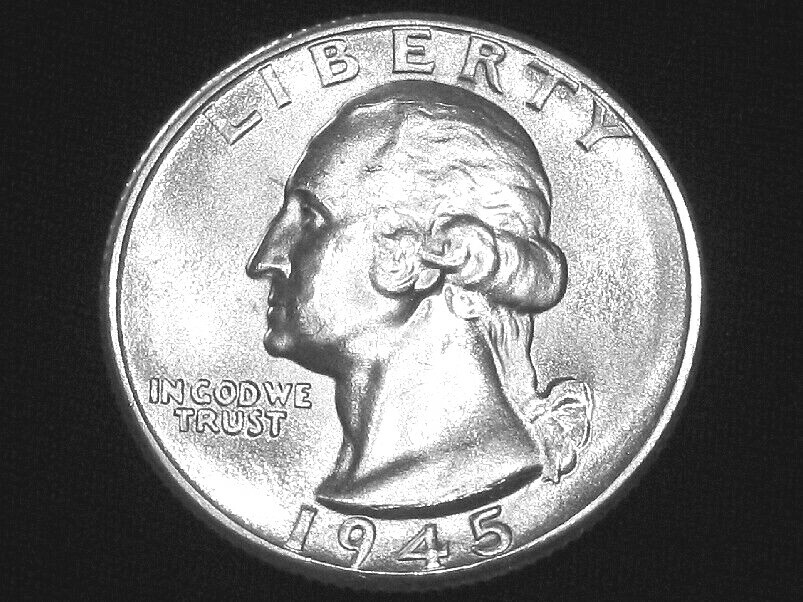 1945-D Washington Quarter --- Very Choice Uncirculated