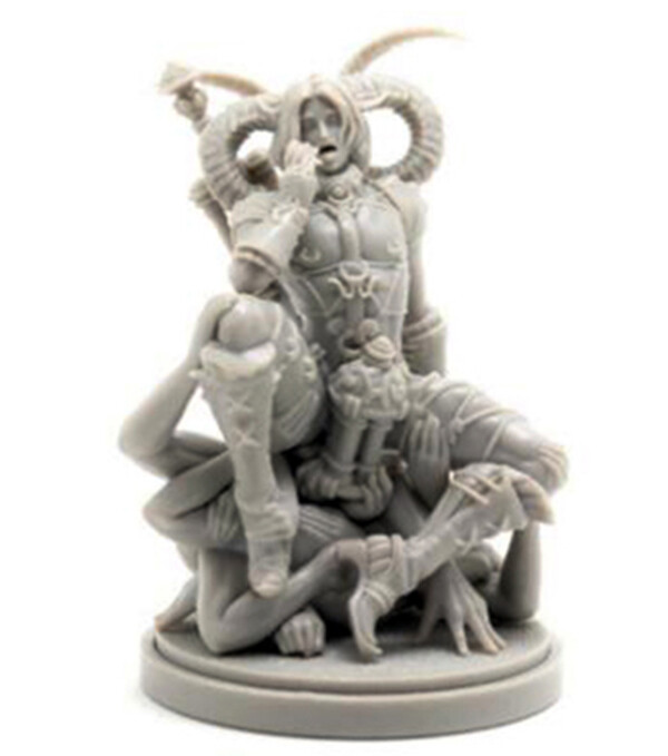 █  pinup male nightmare ram armor 30mm Kingdom Death Unassembled WH434