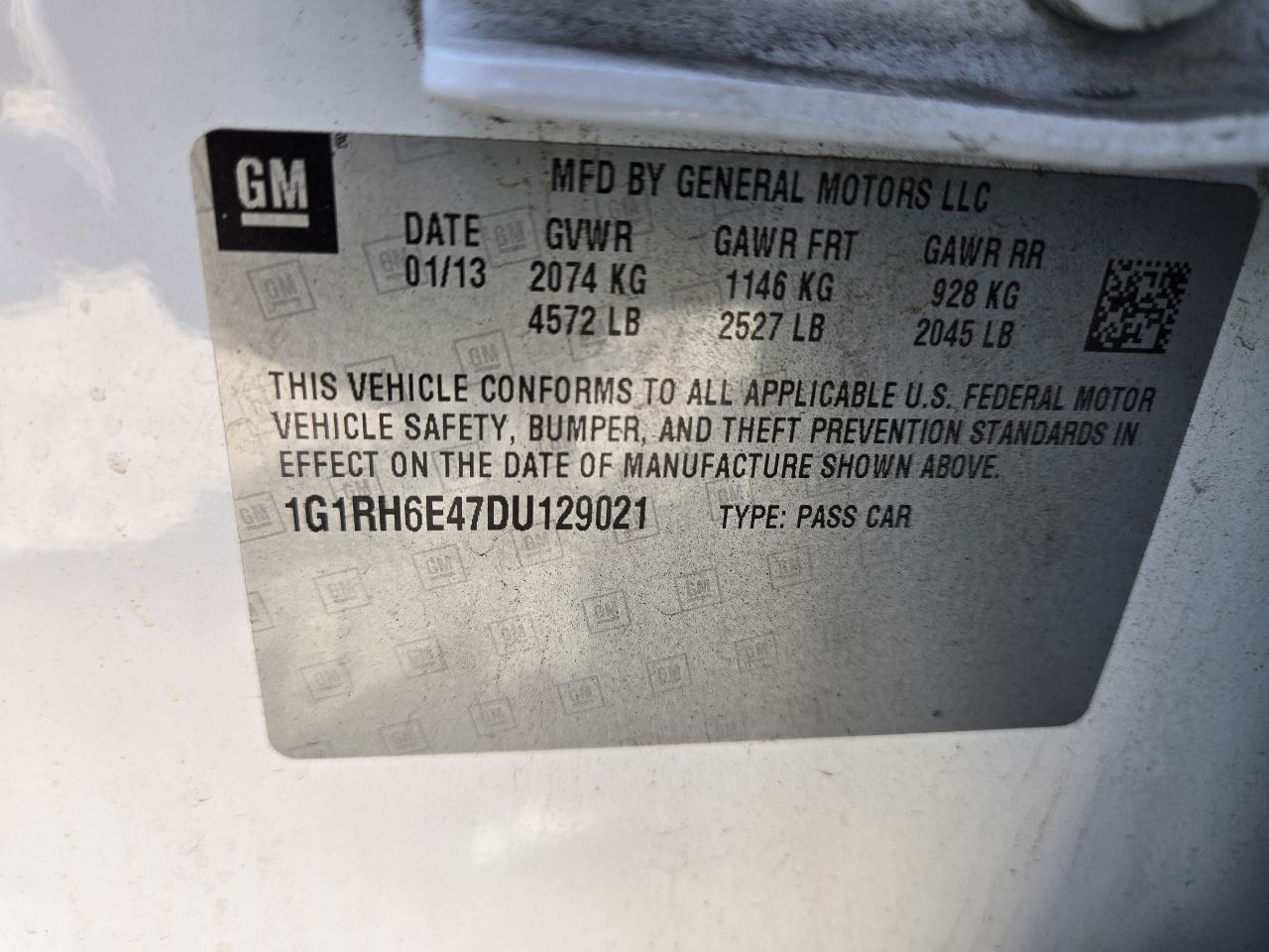 Camera/Projector Camera Rear View Fits 11-15 VOLT 12767268