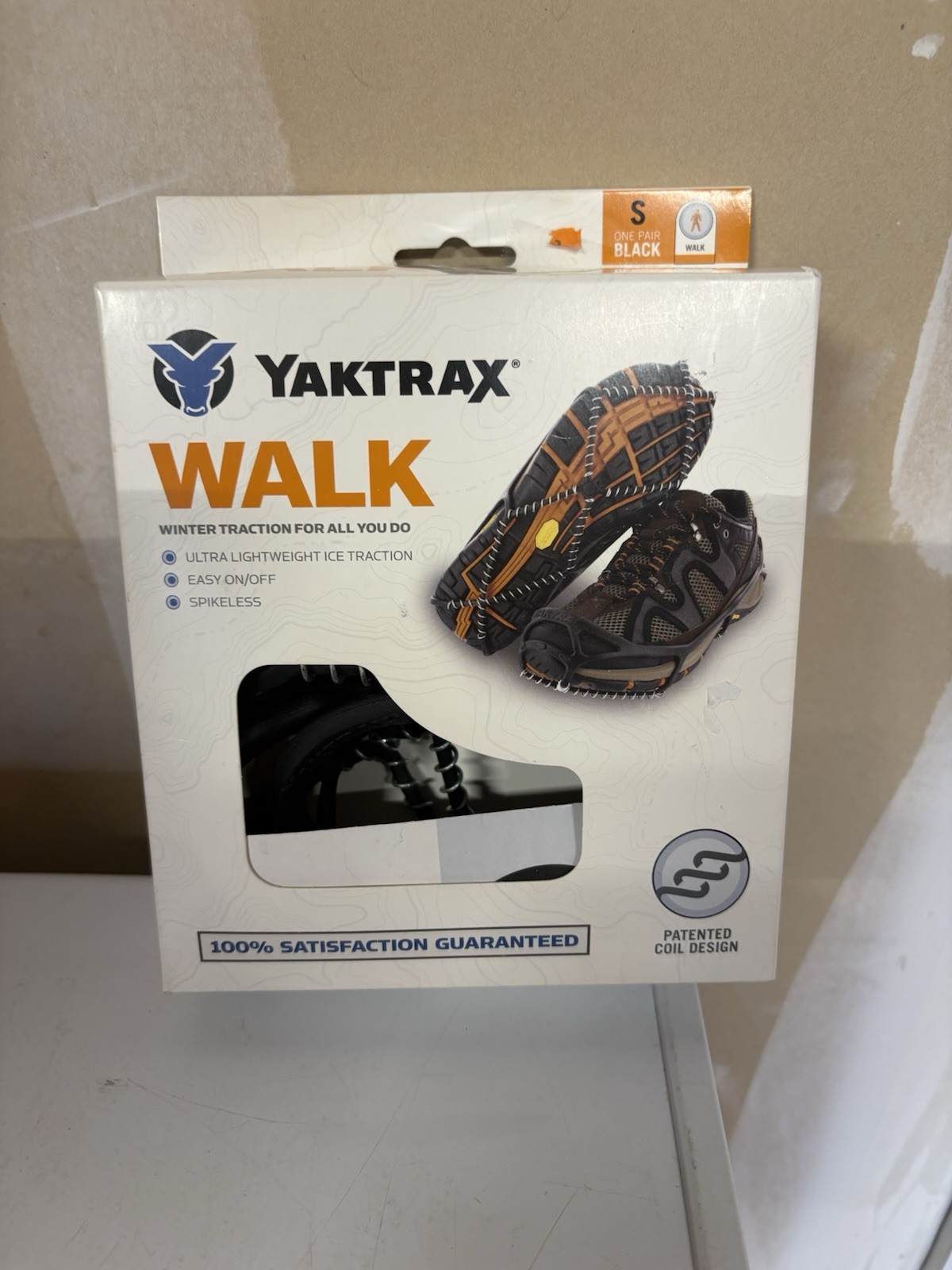 Yaktrax Walk Ultra Lightweight Ice Traction Size Small