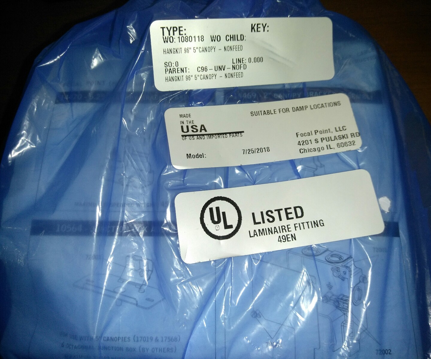 NEW Focal Point Lights C96-UNV-NOFD
