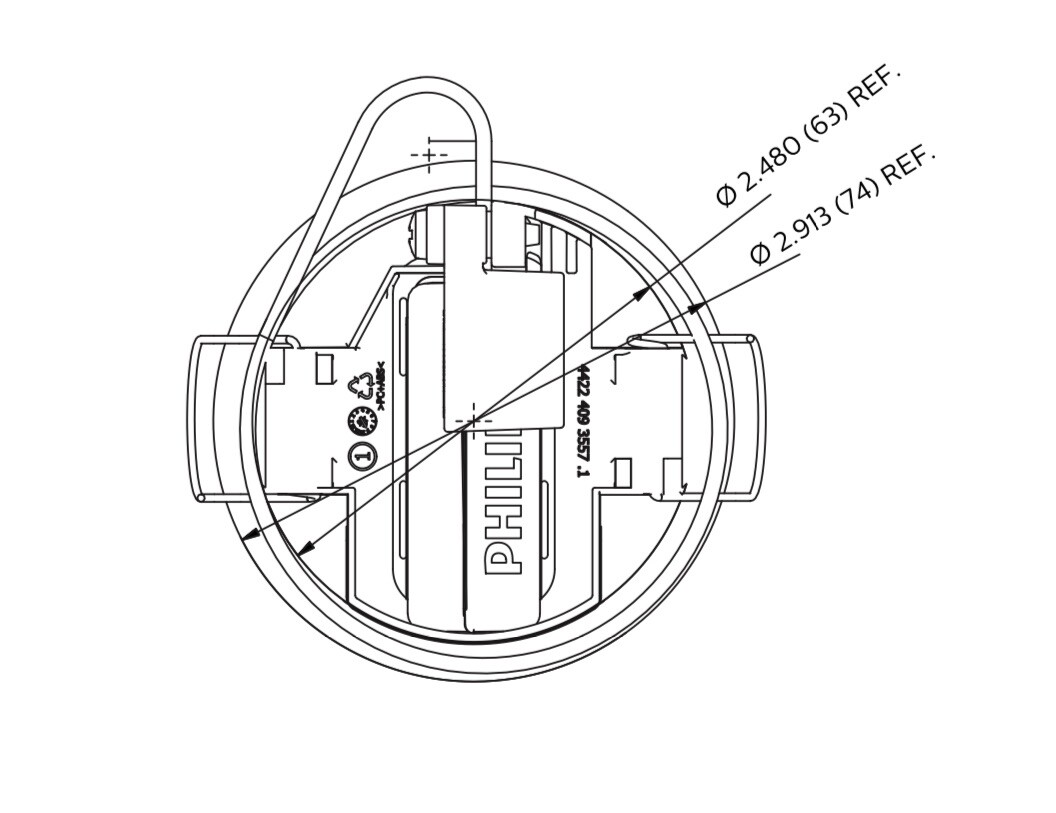 Ceiling Mount - EasySense | Philips Occupancy Sensor Philips 516666