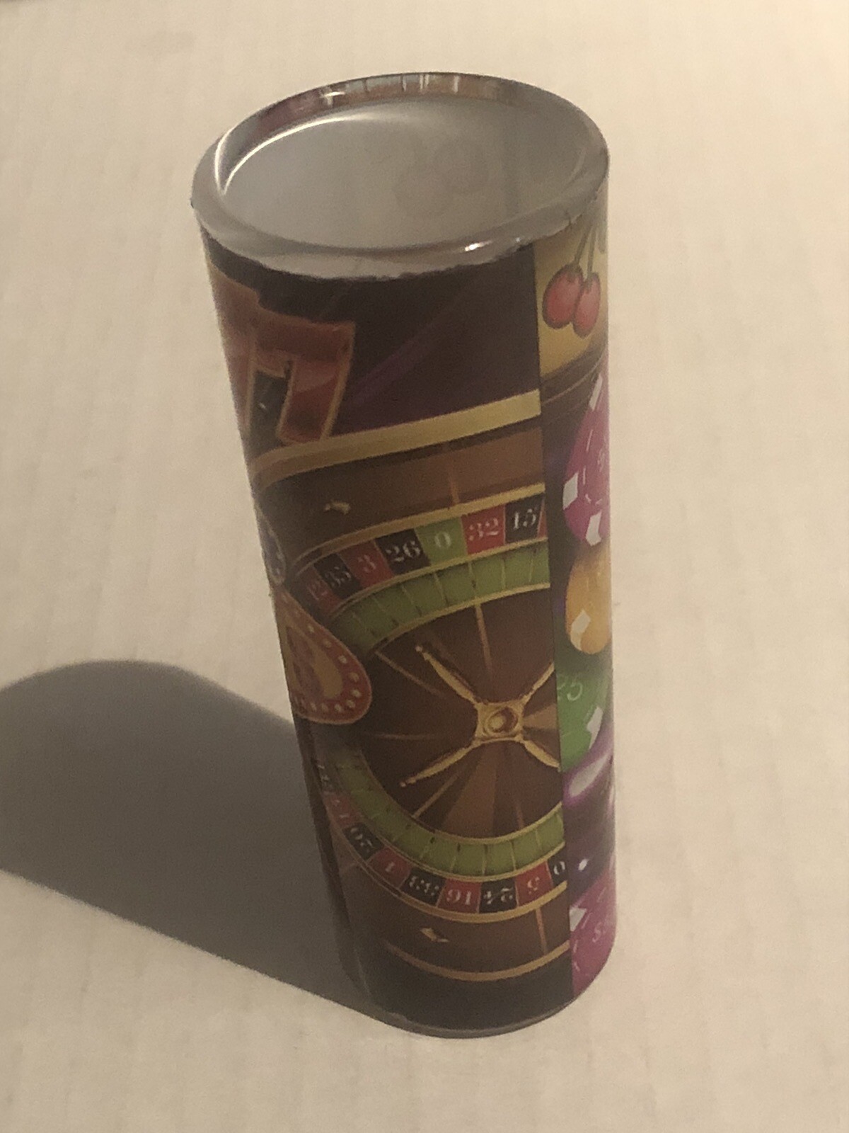 Shotglass- Casino Image- Used