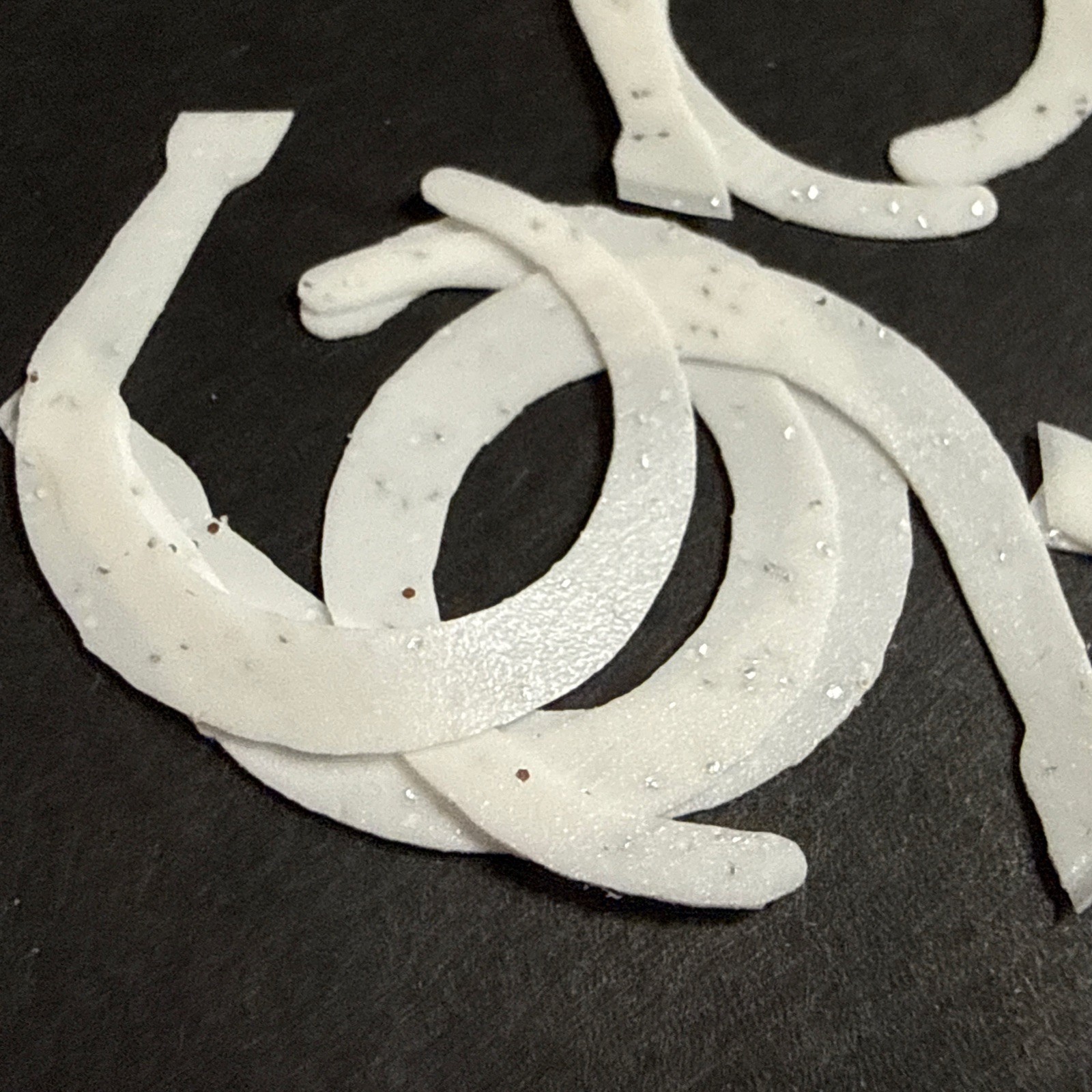 Wapsi Fly Tails Small White/Silver Flake