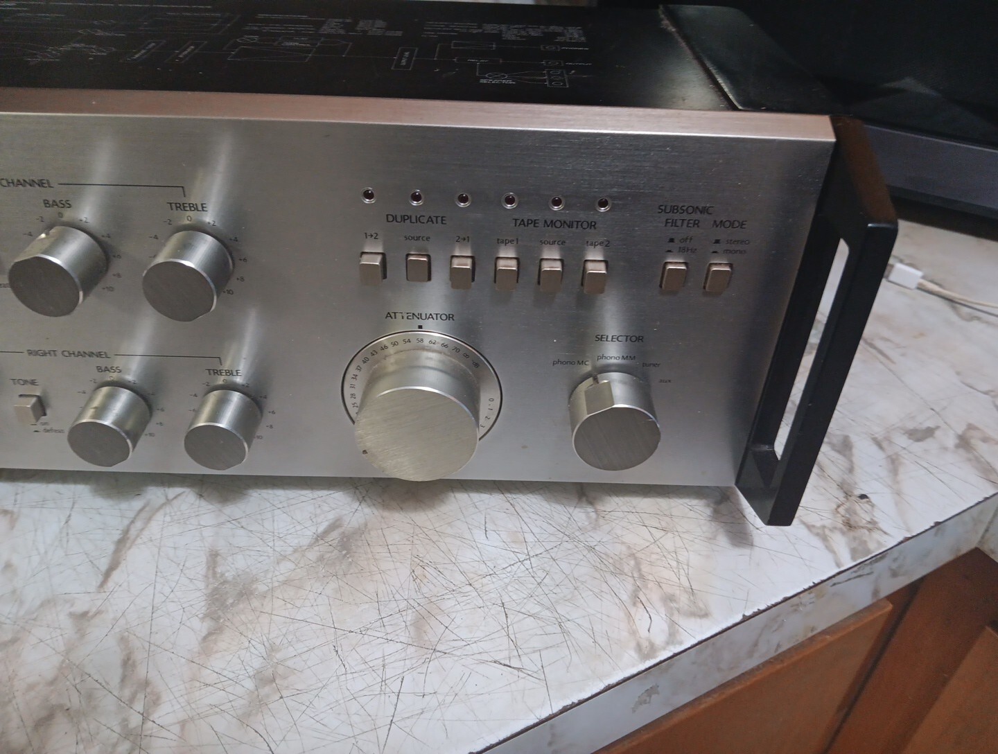 MITSUBISHI DA-P20 PREAMPLIFIER