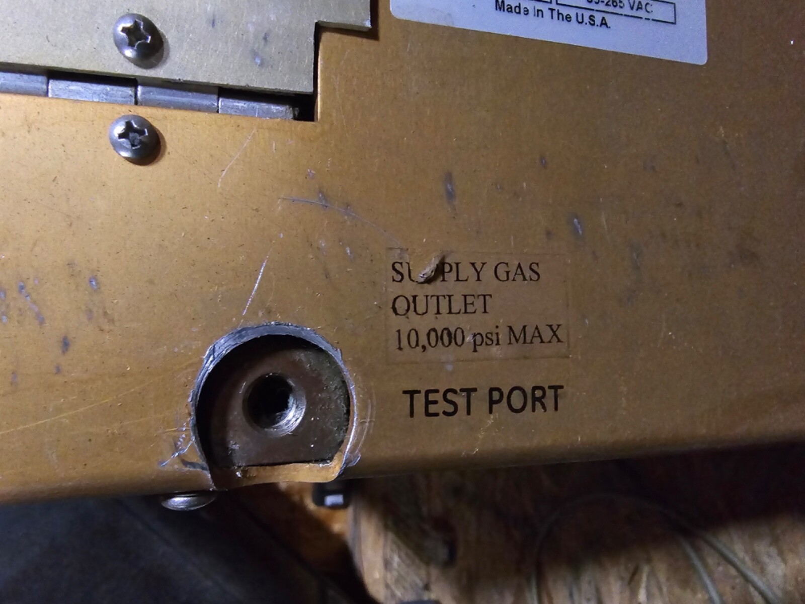 GE Fluke RUSKA 7350 Pressure Controller / Calibrator PACE 7000