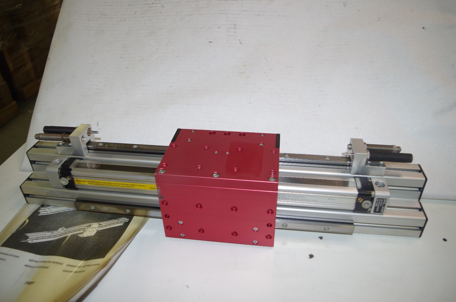 AFAG PNEUMATIC LINEAR MOTION TABLE # PMP SERIES GANTRY MODULE NEW