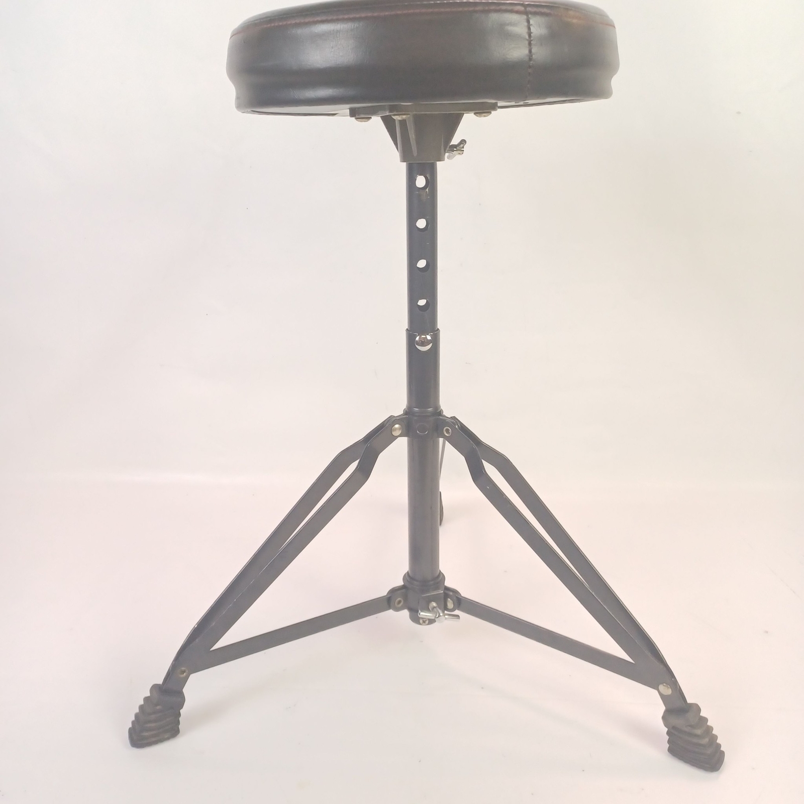 First Act Drum Throne Heavy Duty Double-Brace Seat Chair Black Powdercoat