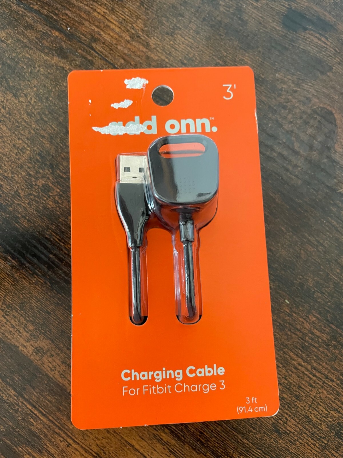 NEW  Add Onn 3ft Charging Cable for Fitbit Charge 3
