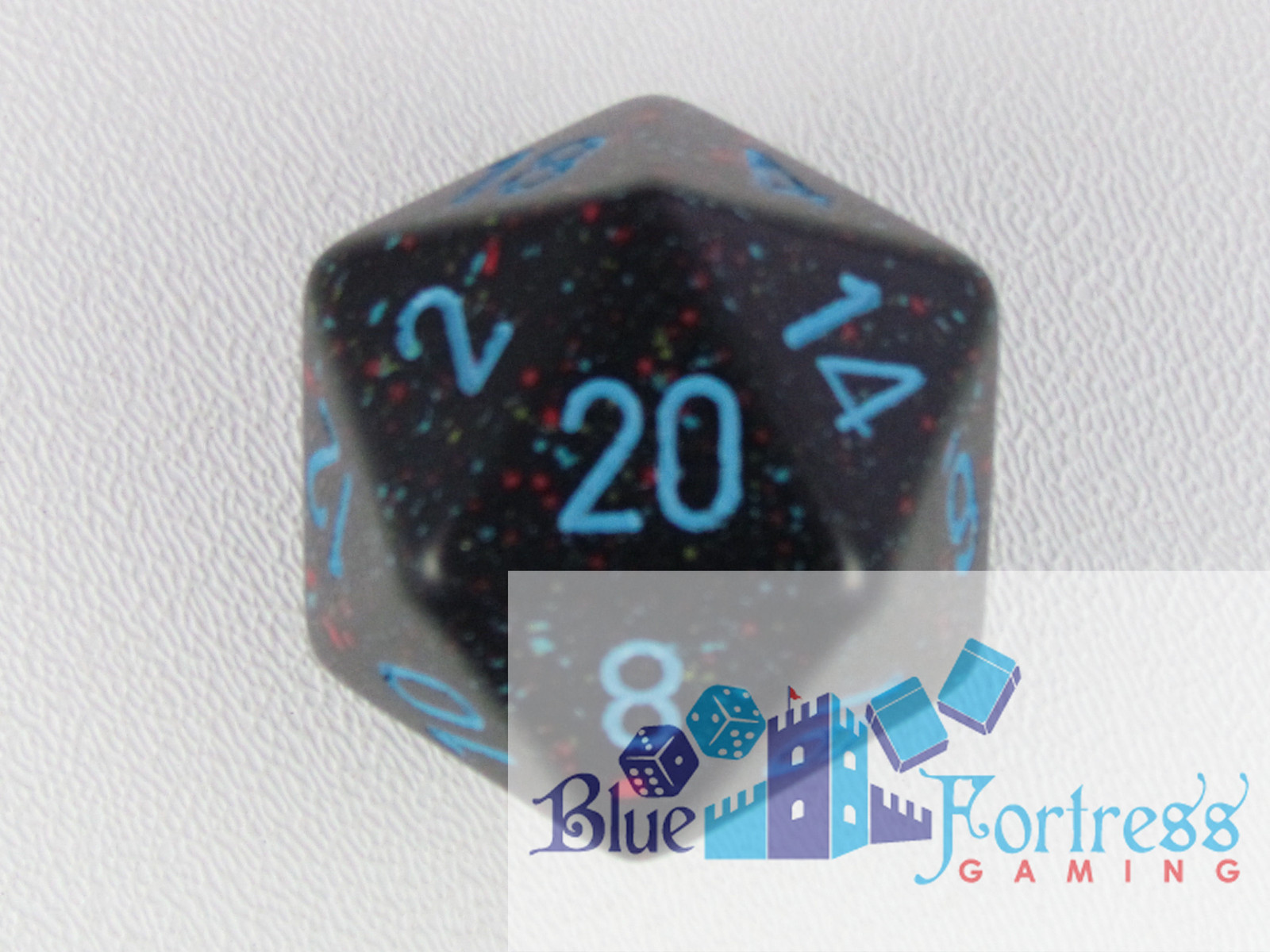 CHESSEX SPECKLED DIE 34mm D20 JUMBO DICE DIE BLUE STARS