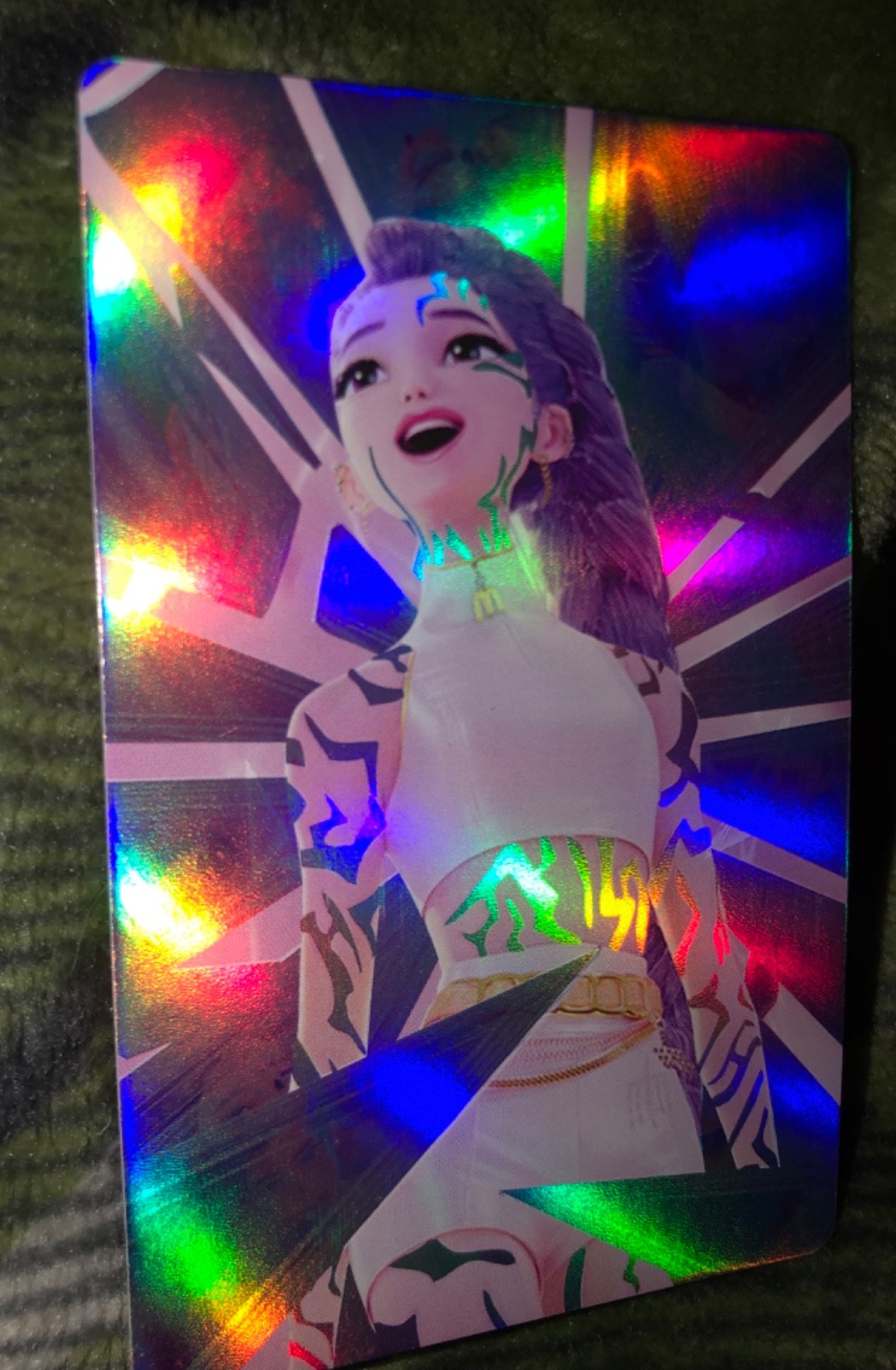 2026 KPOP Demon Hunters McDonalds Rumi HOLOGRAPHIC Trading Card