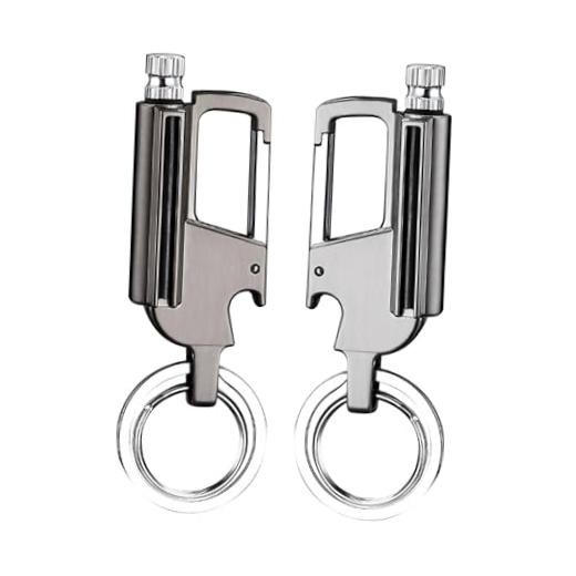 Permanent Match Infinity Lighter, Multitool Keychain Bottle Opener for Men,