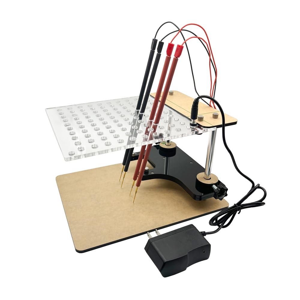 Multifunctional BDM Frame Set with 4 Probe Pins & LED Test Board for KTAG, FGTEC