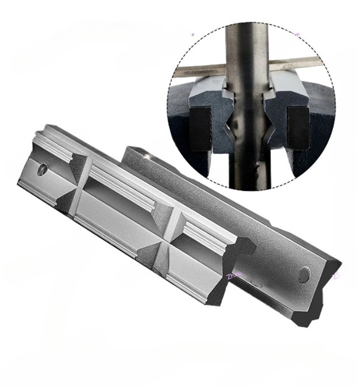 1 pair CNC Milling Steel Vise Hard Jaw, 4”5”6”8” Aluminum Alloy V-clip Vise