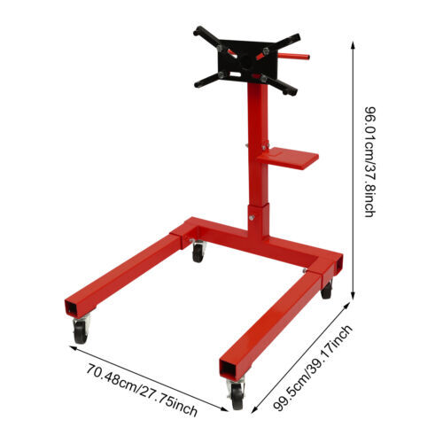 2000 LBS Folding Engine Stand Vehicle Engine Block Stand 360 Degree Head
