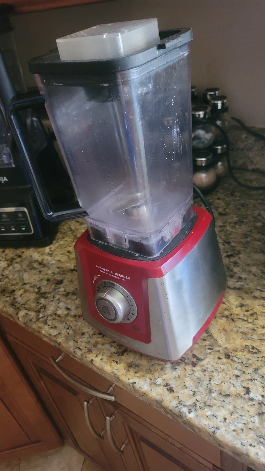 Wolfgang Puck High-Performance Commercial Blender BPBA0010 Red - WORKS