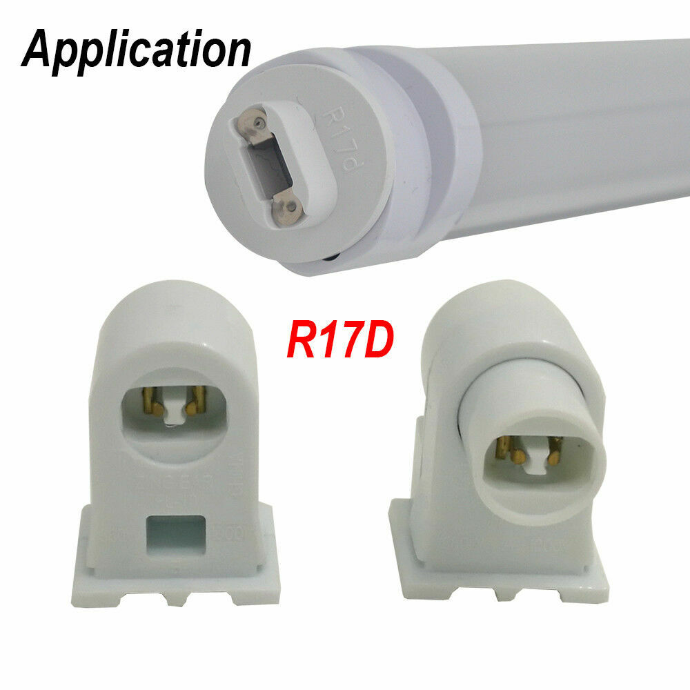 4-30 Pairs T8 T10 T12 LED Bulbs Adapter Fittings R17D HO Socket Tombstone Holder