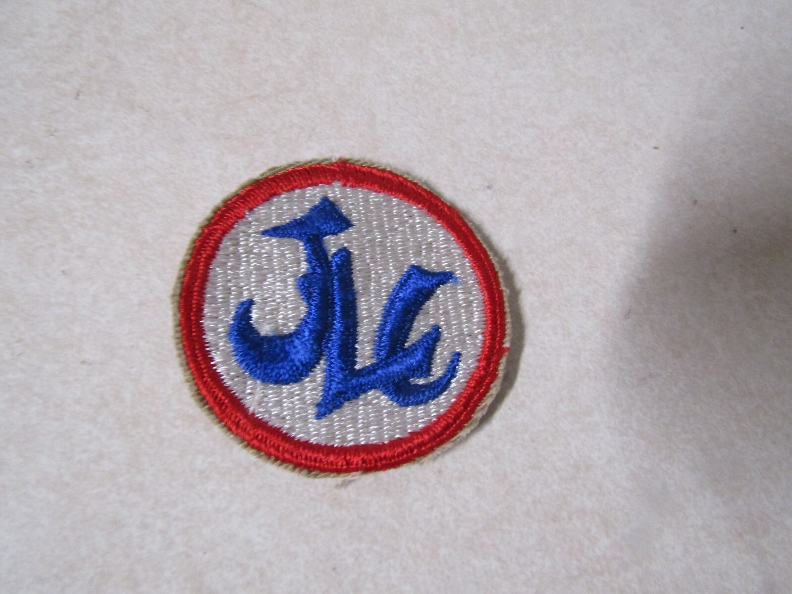 MILITARY PATCH OLD ORIGINAL WW2 ERA US ARMY JAPAN LOGISTICAL SUPPORT COMMAND