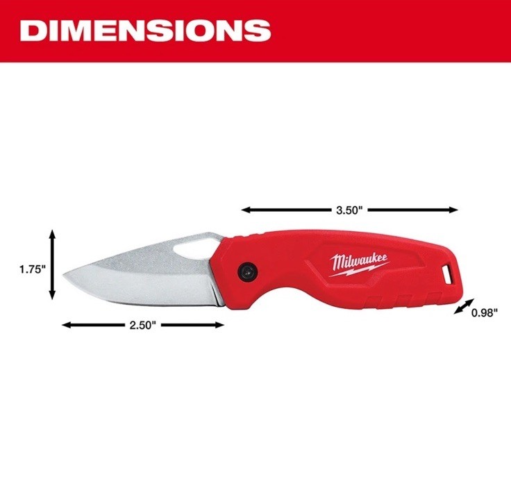 Milwaukee 48-22-1521 Compact Folding Pocket Knife
