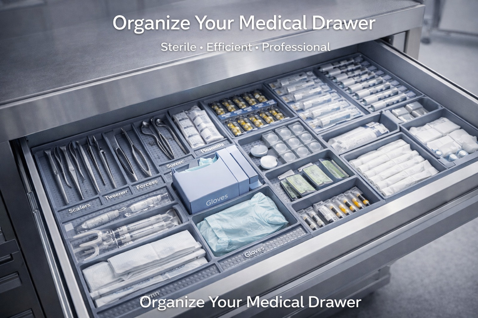 Gridfinity 1×1 Bin Modular Drawer Storage | 3U 6U 9U | Fits Standard Base Plates