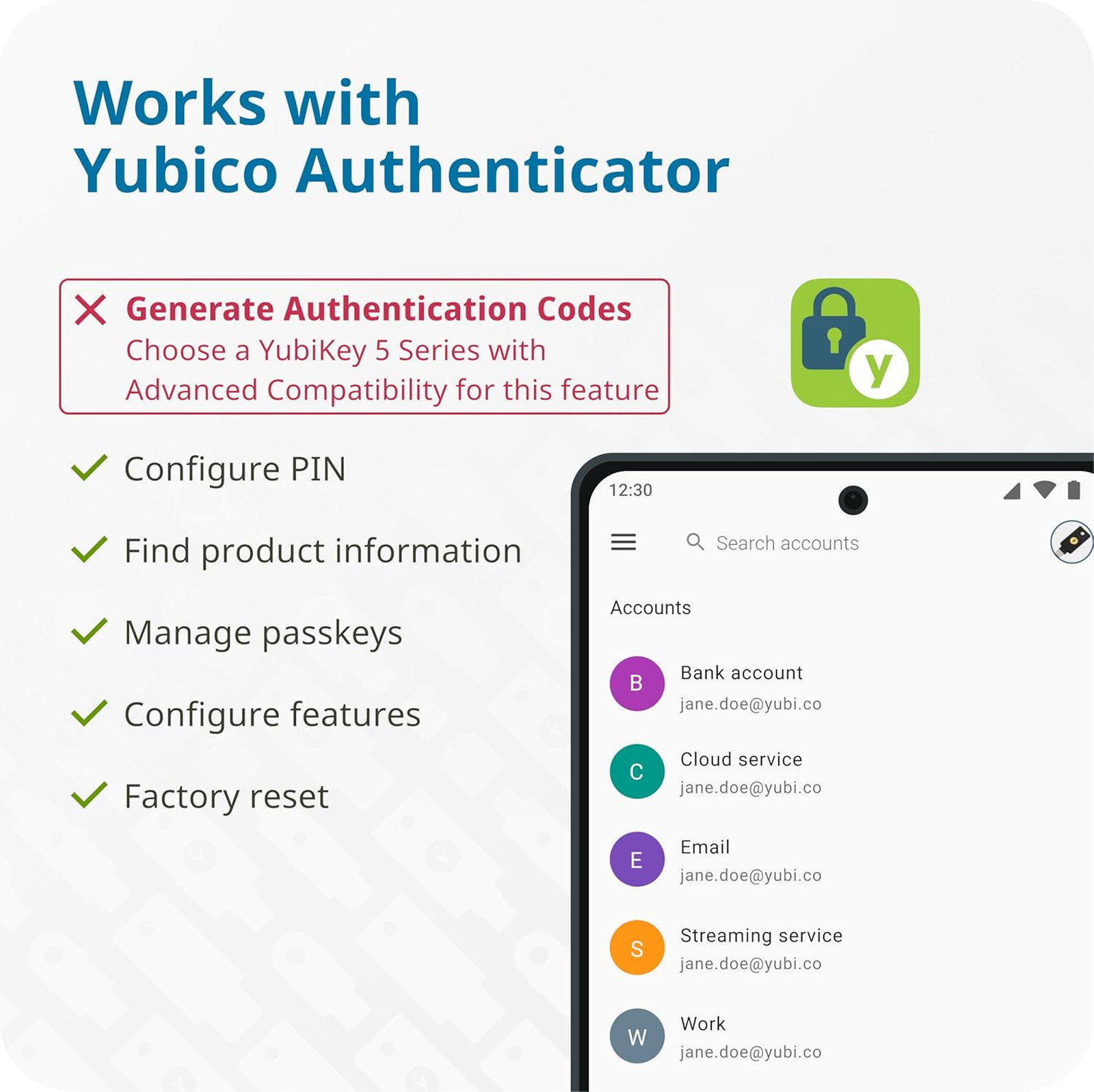 Security Key C NFC Passkey USB C NFC MFA Authentication Compatible with Google