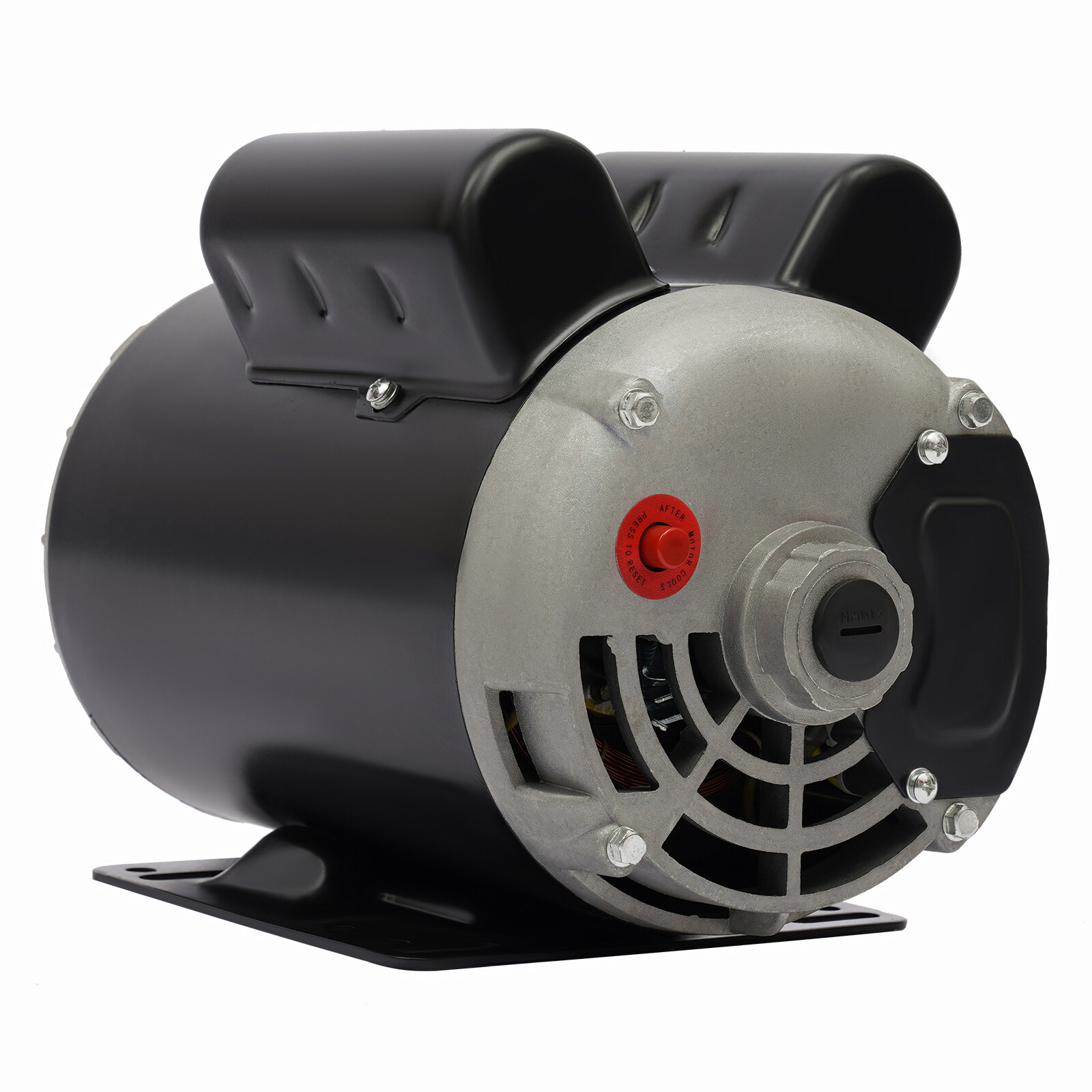 5HP Air Compressor Motor, 5/8" Shaft, 208-230V, Durable Performance