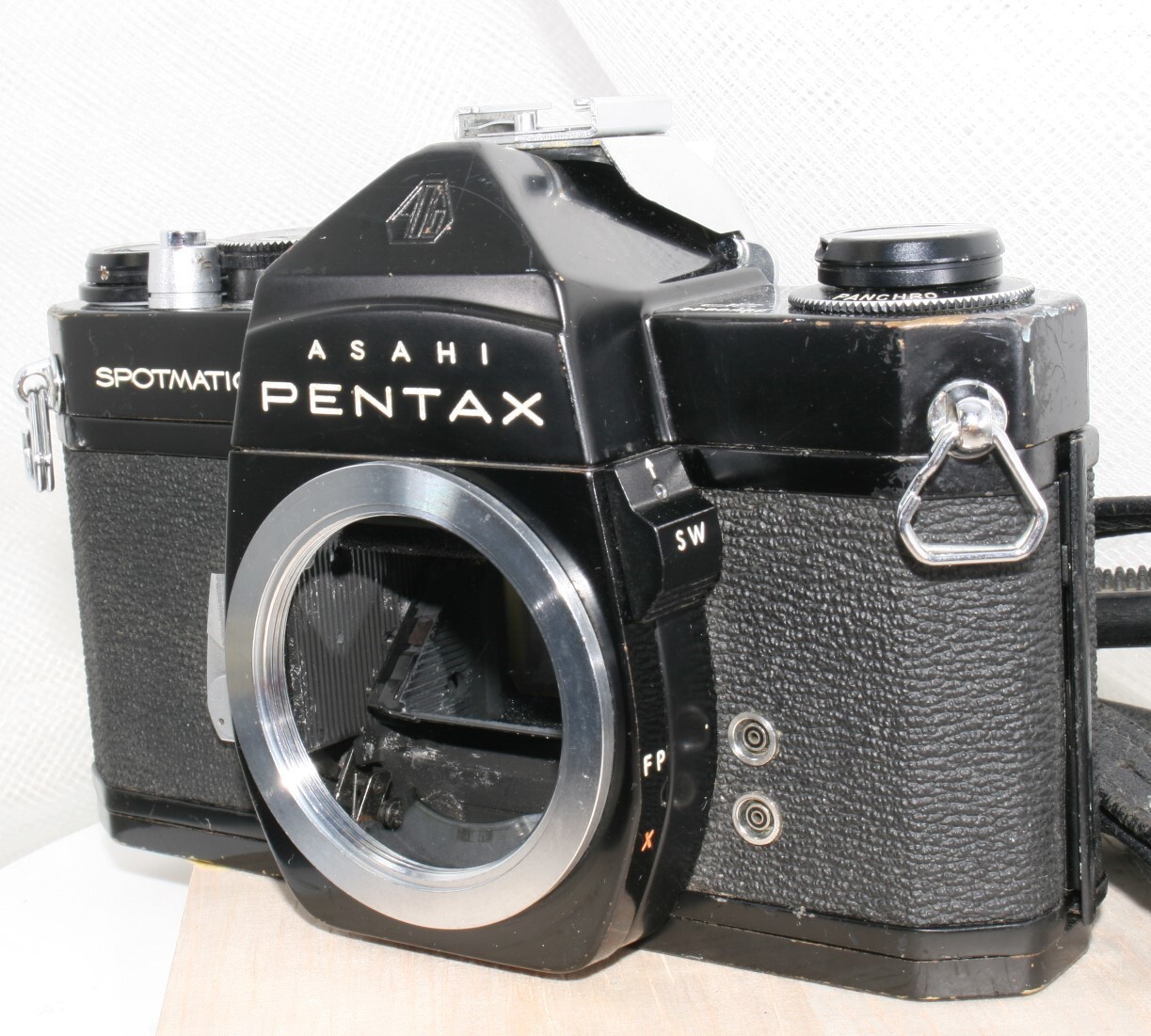 Pentax  SP BLACKMODEL 35mm Note the camera top 3960844 [Exc+] From Japan