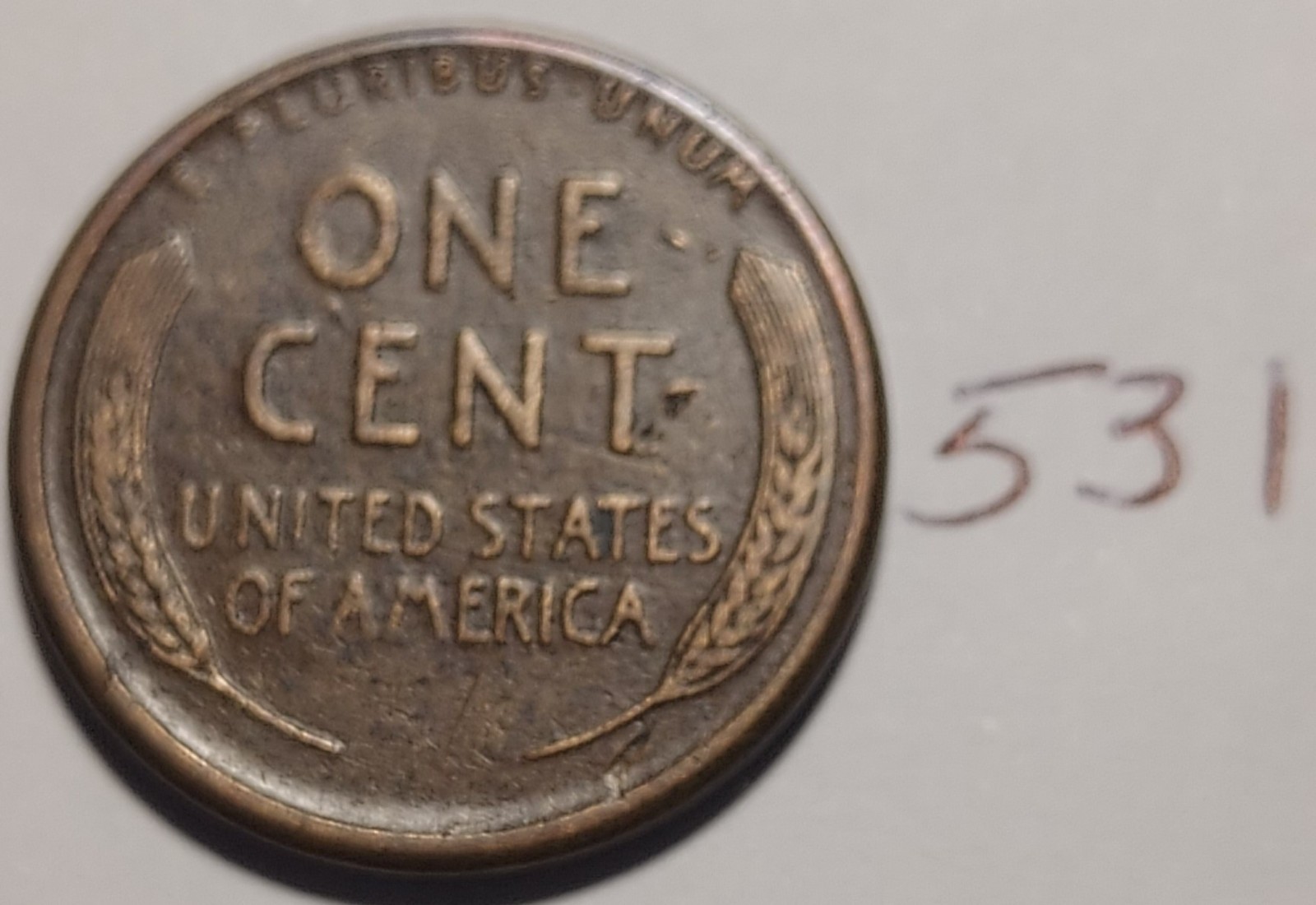 1921-S Lincoln Wheat Cent FINE #531