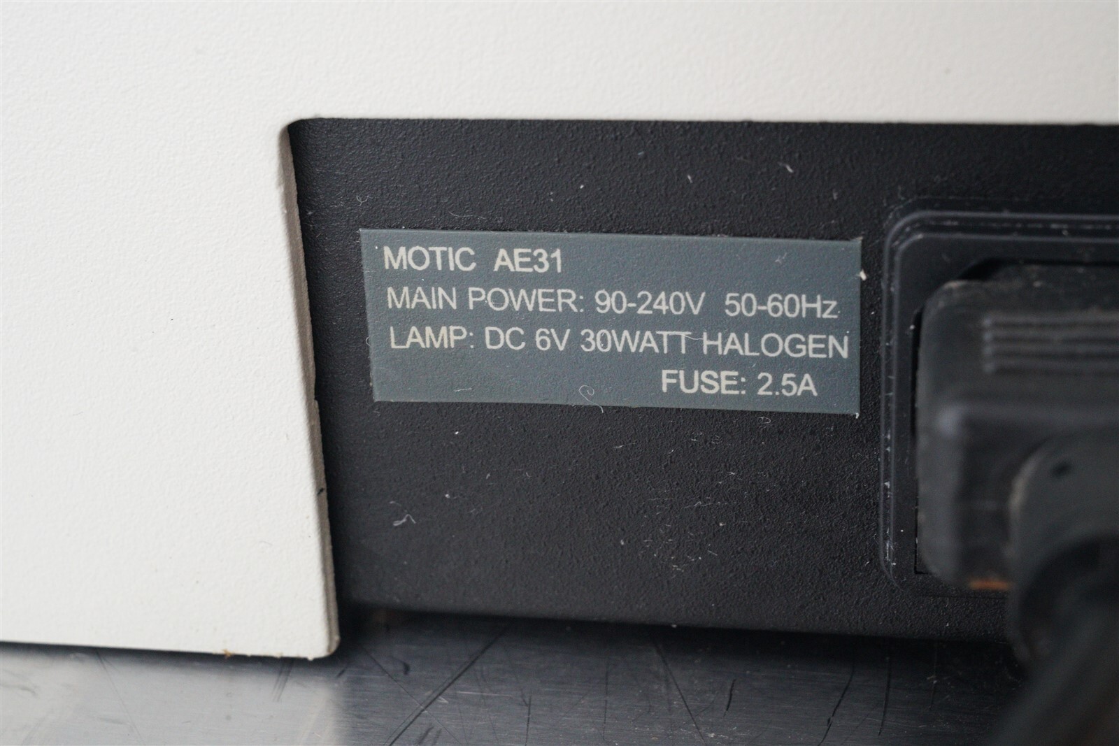 Motic AE31 Inverted Phase Contrast Microscope W 4X, PH 10X, PH 40X Objectives
