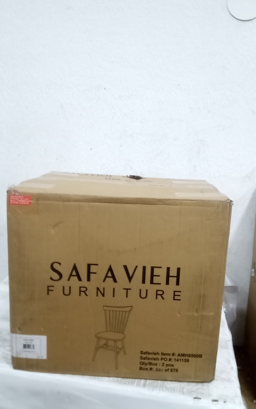 Safavieh PARKER SPINDEL SIDE CHAIR, Reduced Price 2172726490 AMH8500B