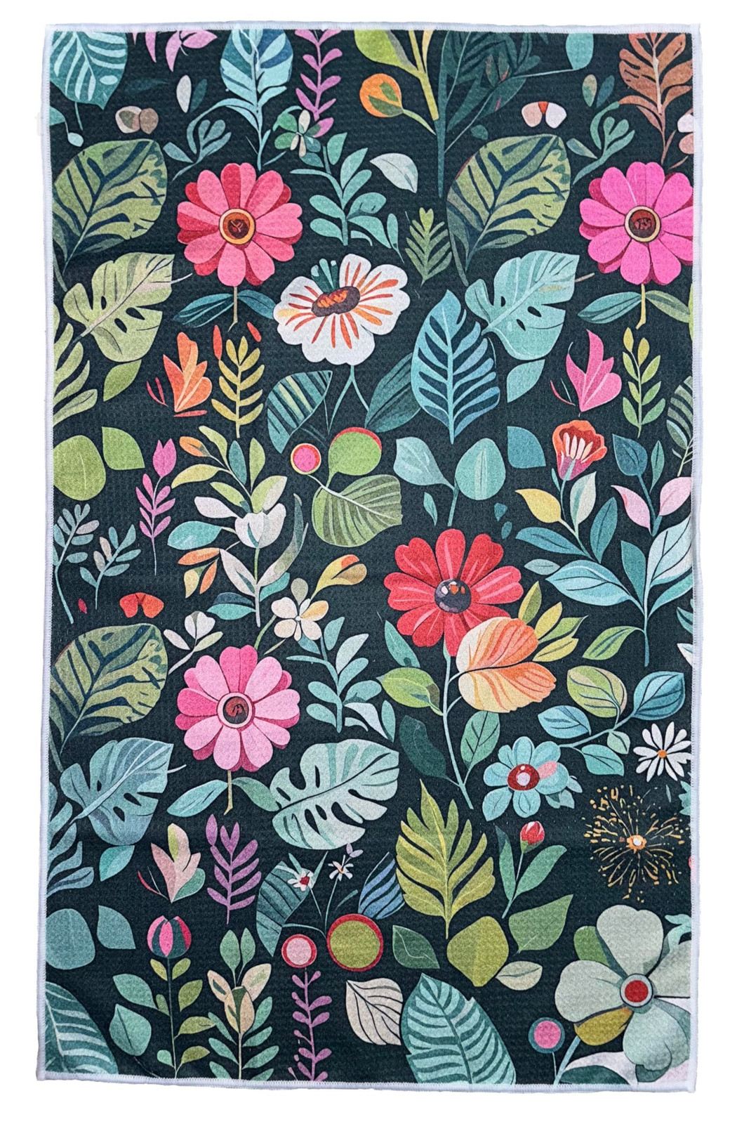 18” x 30” Highly Absorbent Kitchen 18" x 30" (1 Pack), Flowers