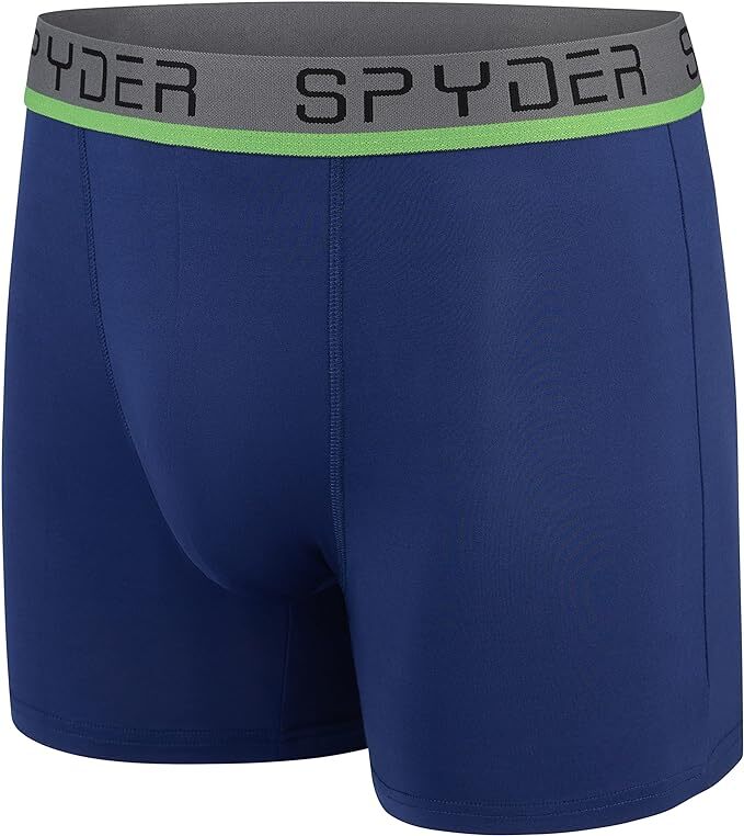 4 Pck SPYDER MEN MESH PERFORMANCE STRETCH Boxer Briefs BLACK Medium Large XLarge