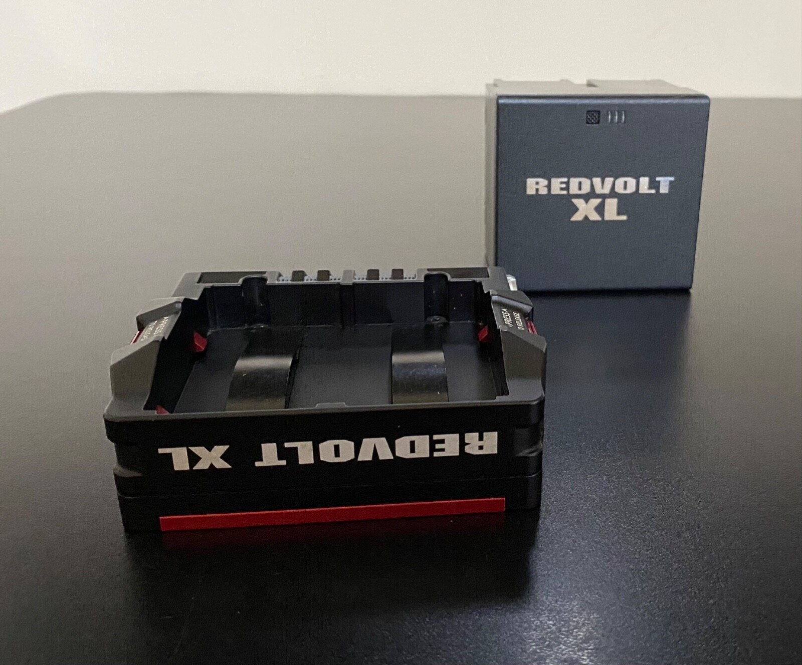 Red Volt XL Switch Plate with Battery-Used Working battery