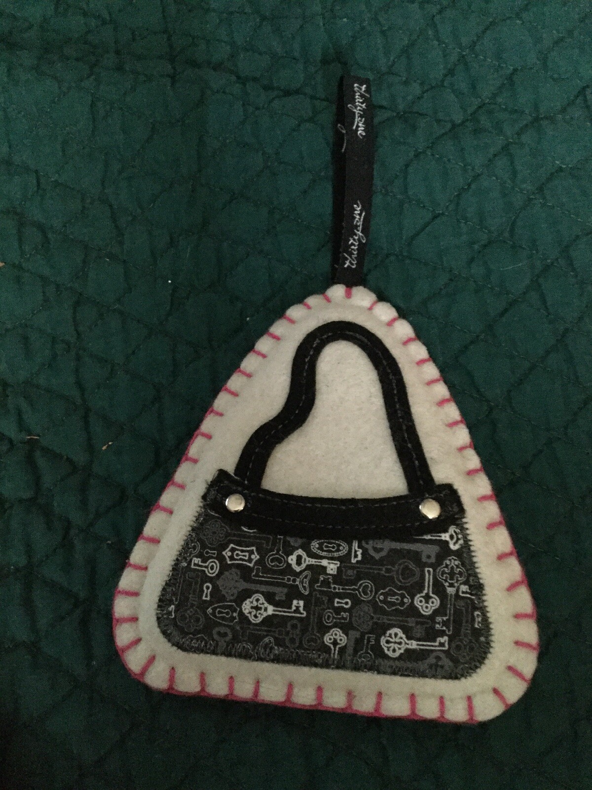 Thirty One Fabric Ornament 5”
