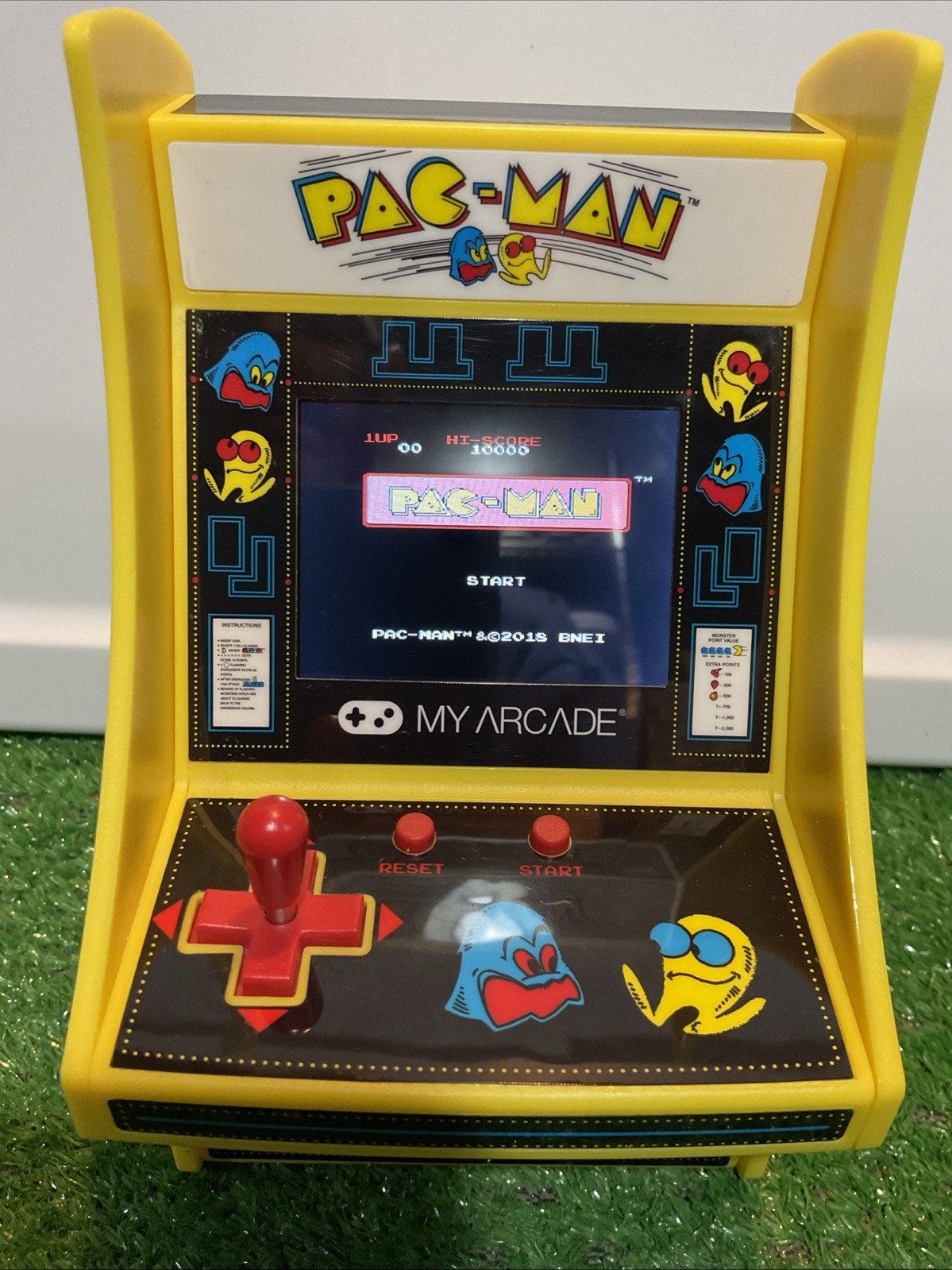 My Arcade Pac-Man Micro Player Mini Arcade Video Game Machine Tested Working 👍