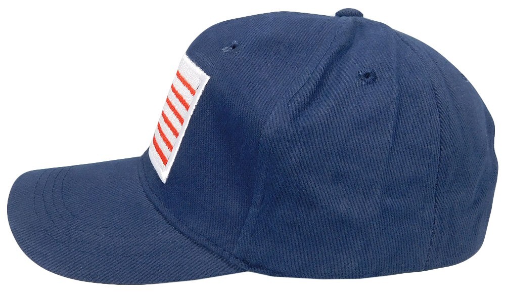 USA United States Patch Navy Blue Acrylic Adjustable Embroidered Cap Hat