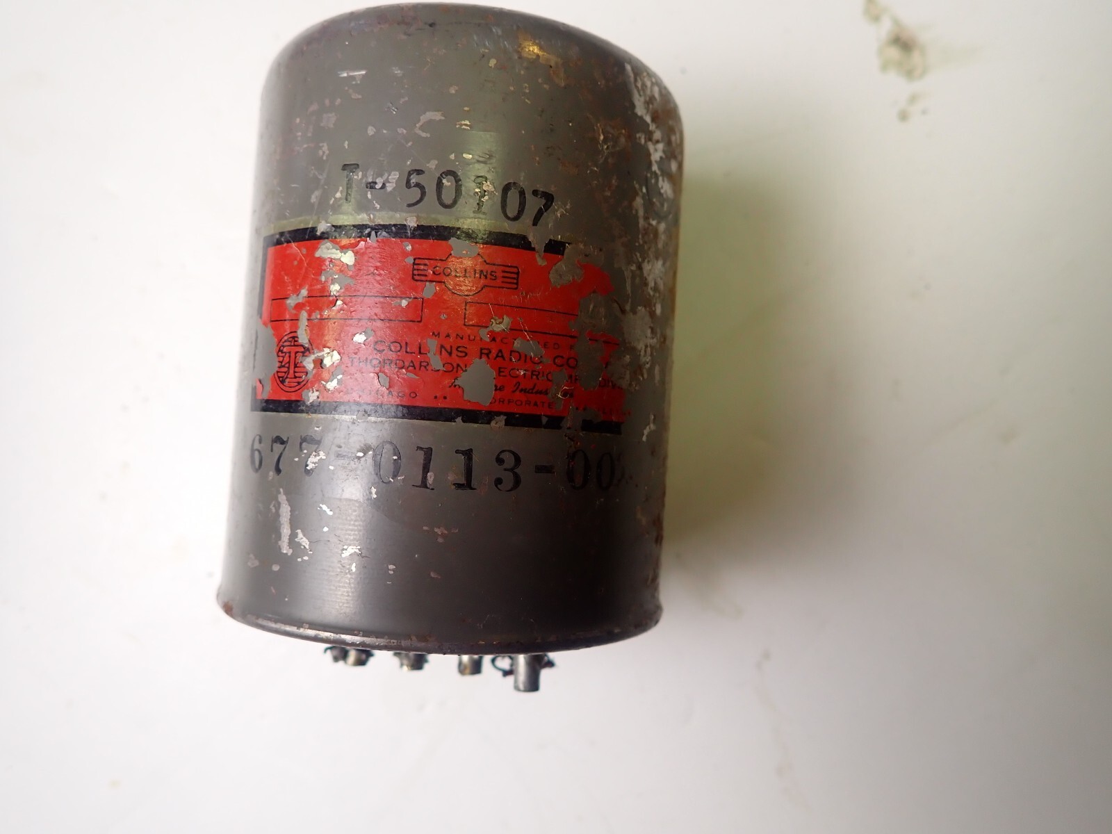 Vintage Collins T-50107 Transformer For Collins 212-B Broadcast Console Audio