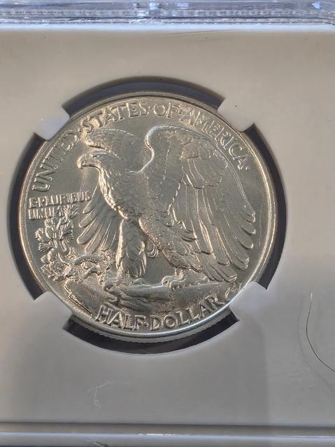 1946 Walking Liberty Half Dollar MS66+