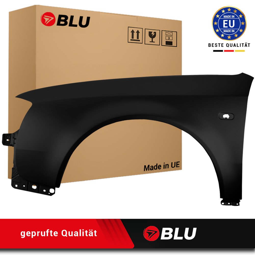 Fender For Audi A6 C5 LY9B Left Black 1997-2001 Front Painted New