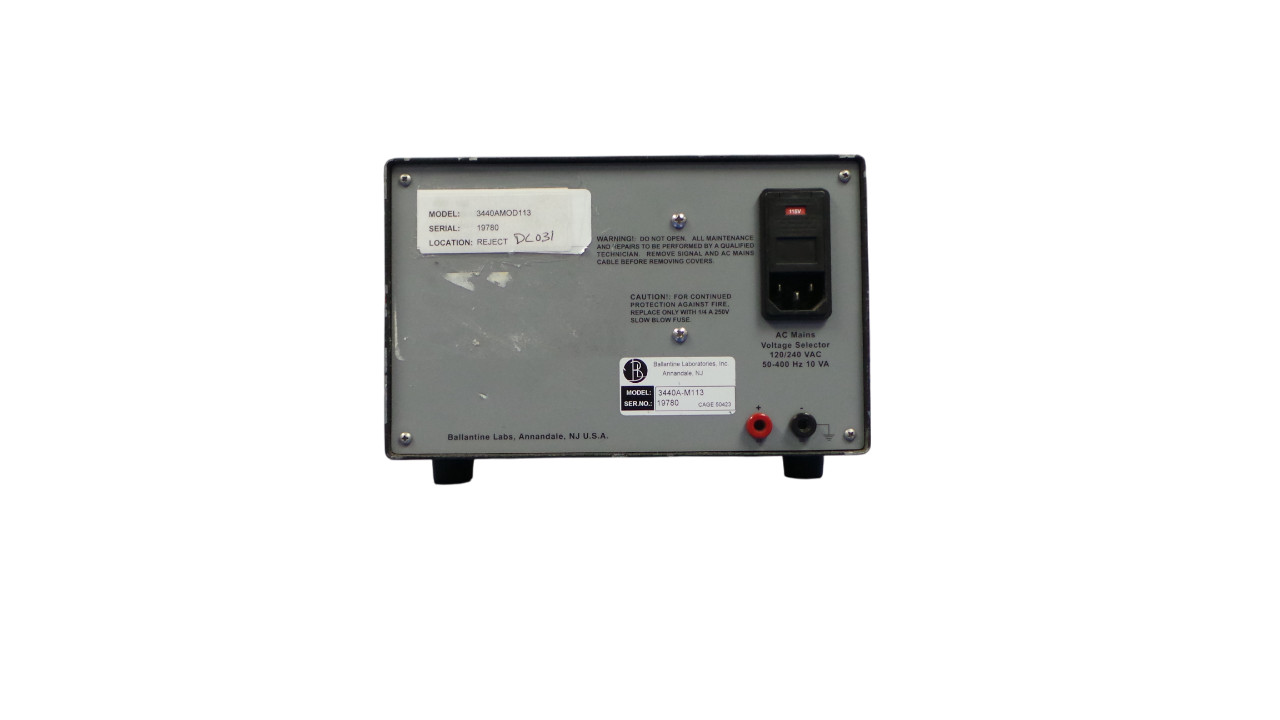 BALLANTINE 3440A RF MILLIVOLTMETER - Free Shipping