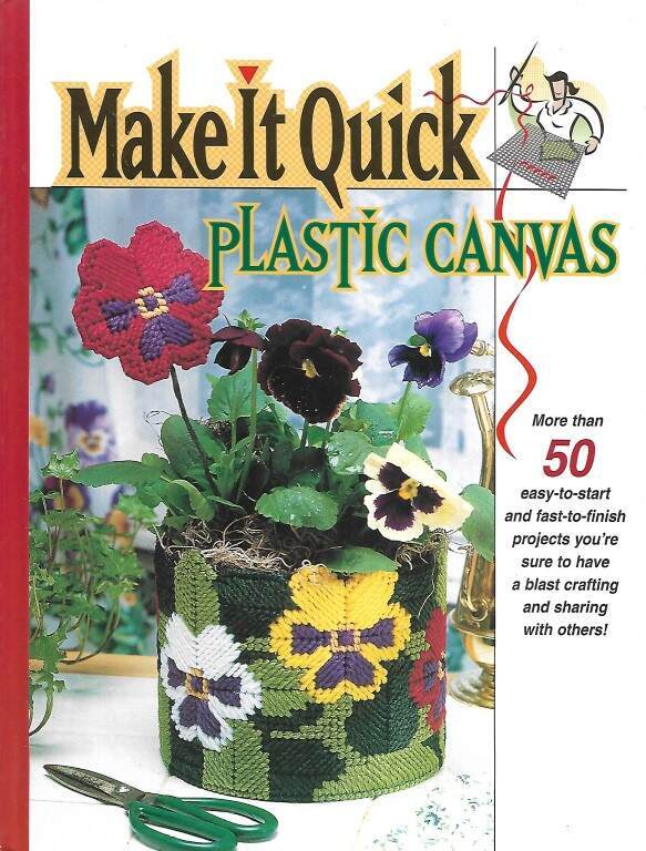 HB MAKE IT QUICK PLASTIC CANVAS OVER 50 PROJECTS