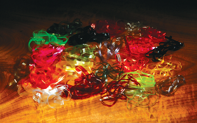 Hareline Dubbin' 1/8" WIDTH SCUD BACK Fly Tying Material You Pick Color