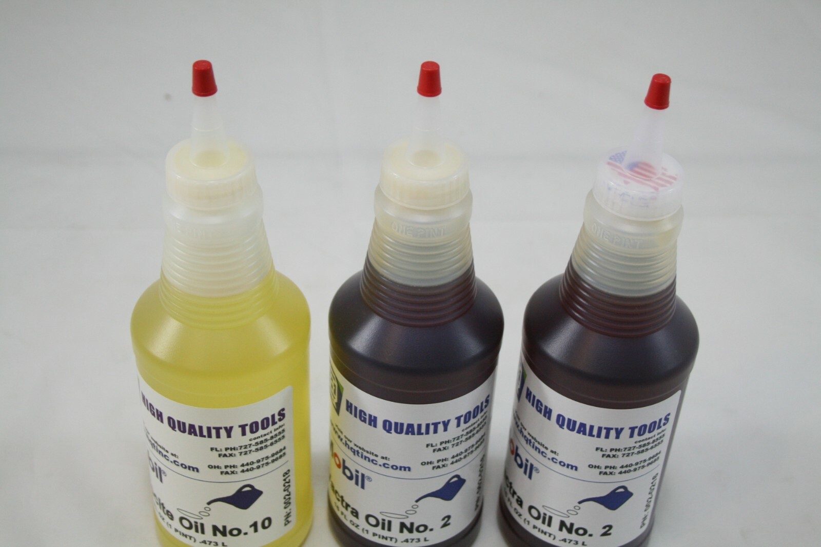 2 PINT OF MOBIL VACTRA #2 WAY OIL WITH 1 PINT #10 MOBIL  VELOCITE SPINDLE OIL