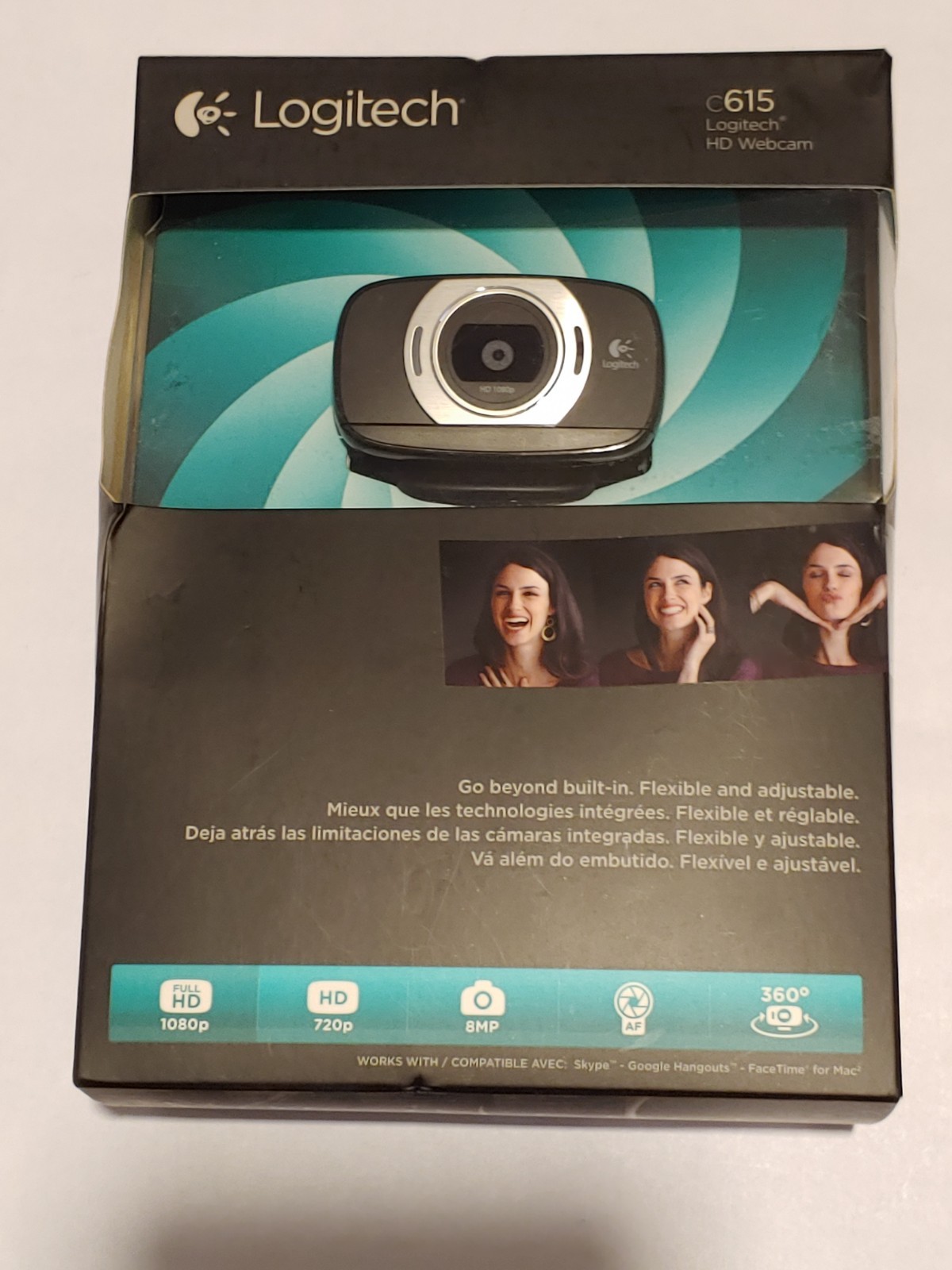 Logitech C615 1080p HD Webcam – Brand New Factory Sealed – Autofocus USB