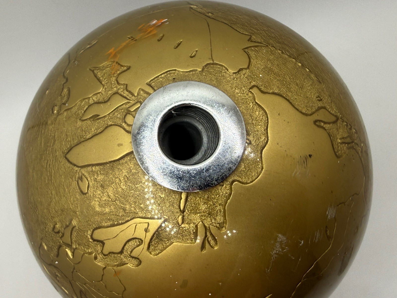 Vintage 6” Battery Powered Globe Pencil Sharpener Works Read Description