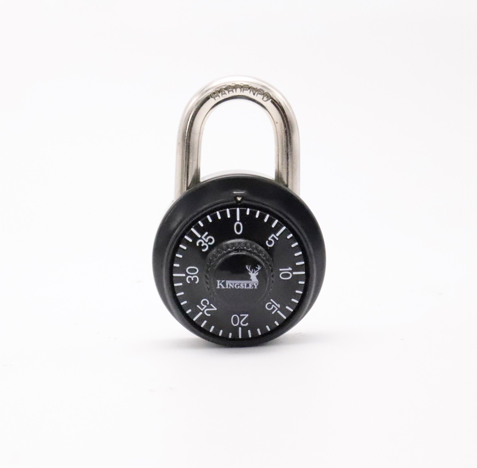 Kingsley Locker Locks, Combination Locks for Gym & School Locker, Black Gym Lock