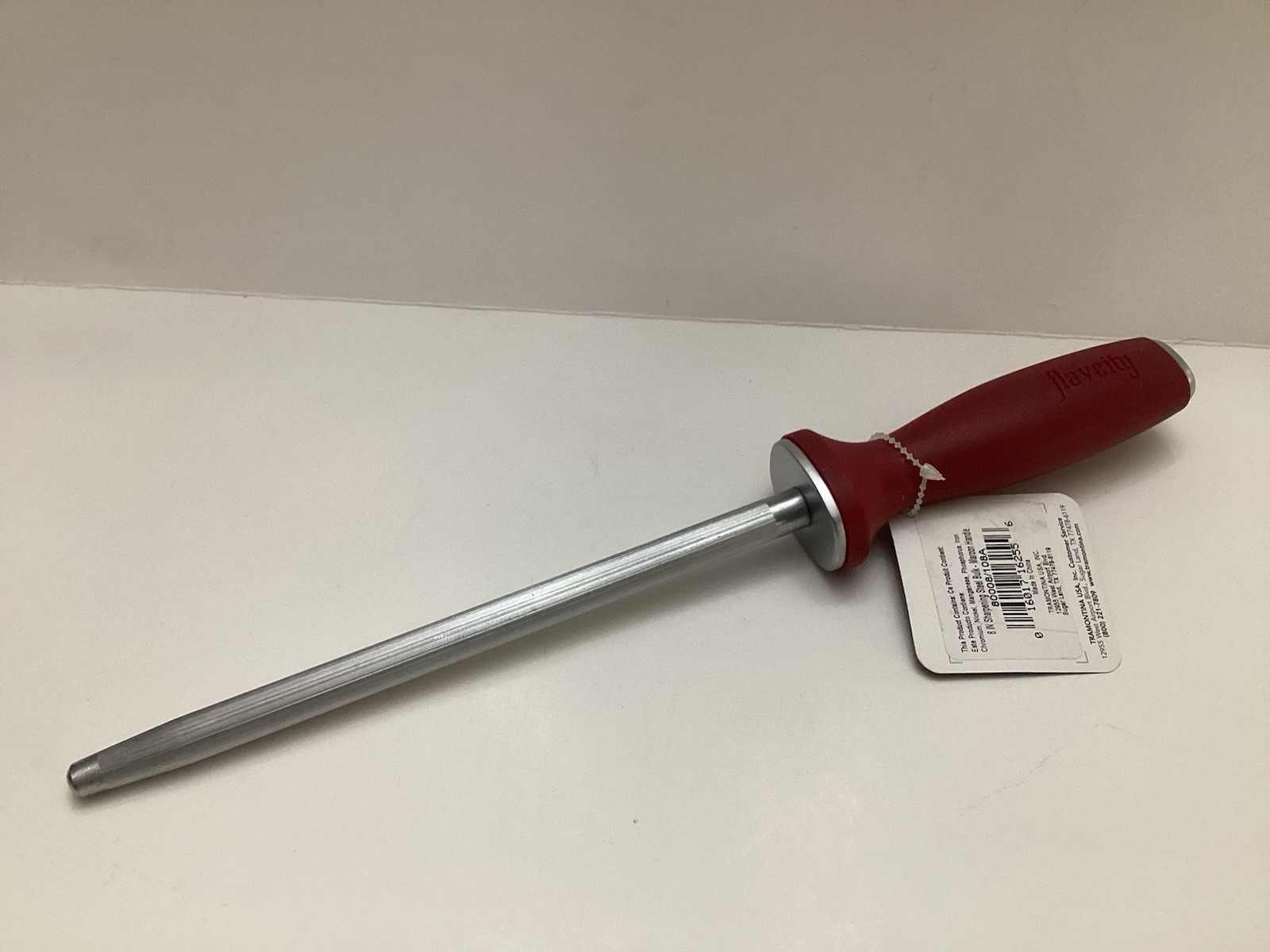 Flavcity 8 In Sharpening Steel Bulk Maroon Handle